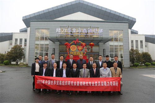 中国世界贸易组织研究会专家团在隆力奇探讨深度开拓国际市场