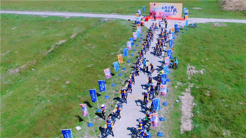 益邦9周年活动之青海湖环湖骑行挑战赛圆满完成