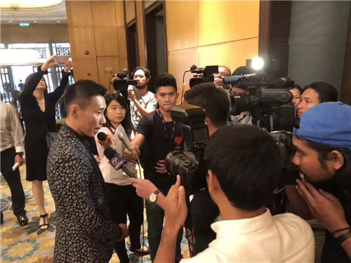 长青中国冠名李宗伟自传电影《败者为王》在吉隆坡举行发布会