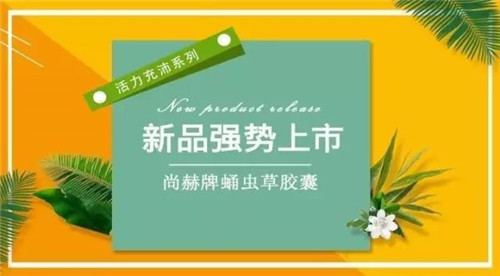 新品强势上市 尚赫牌蛹虫草胶囊