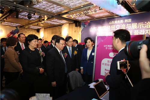东阿阿胶出席山东-韩国经贸交流与展示（首尔）洽谈会