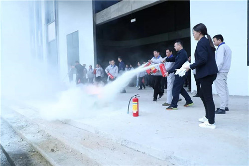 安发生物开展2019年第一季度消防安全技能培训