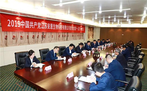 安惠党委召开2019年第一次扩大会议
