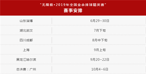 “无限极•2019年全国业余排球精英赛”启动！