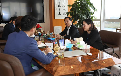 HCT包装集团亚洲区销售副总裁张元辉莅临绿叶洽谈合作