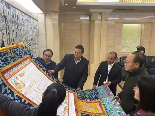金诃藏药创始人艾措千一行拜访生物芯片北京国家工程研究中心