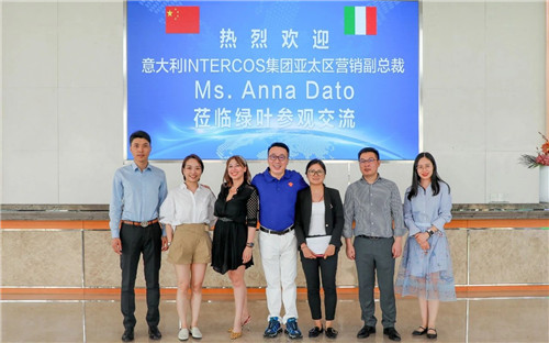意大利INTERCOS集团亚太区营销副总裁Anna女士来访绿叶